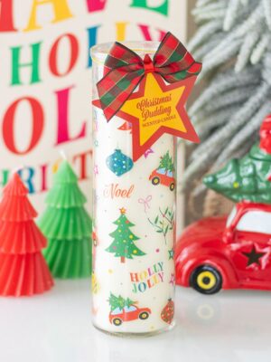 NC_10926.jpg Nostalgic Christmas Print Christmas Pudding Scented Tube Candle - Aromatherapy
