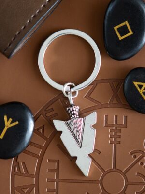 Arrowhead Spjót Keyring - Spiritual Home Decor