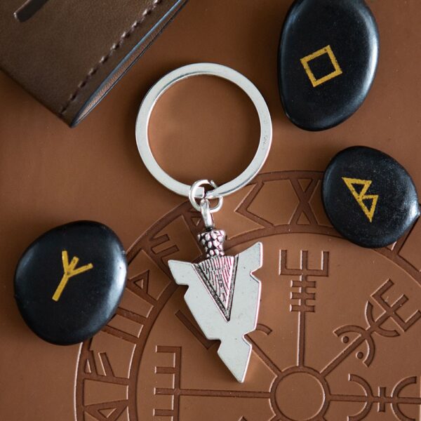 Arrowhead Spjót Keyring - Spiritual Home Decor