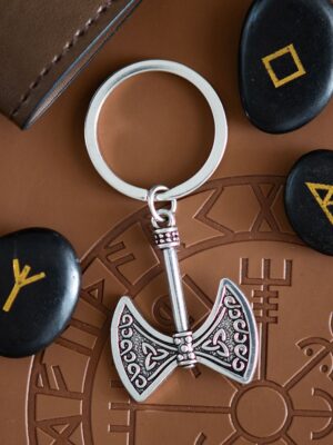 Strength and Power Axe of Valor Keyring - Spiritual Home Decor