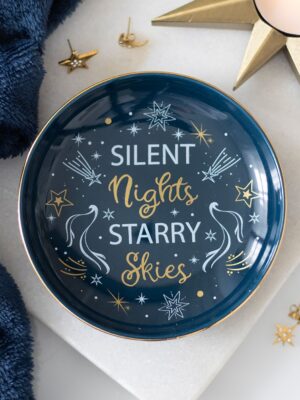 Silent Nights Starry Skies Trinket Dish - Spiritual Home Decor