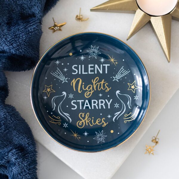 Silent Nights Starry Skies Trinket Dish - Spiritual Home Decor