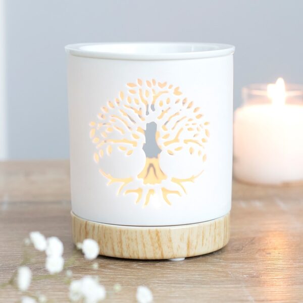OB_34730.jpg White Tree of Life Cut Out Oil Burner - Aromatherapy