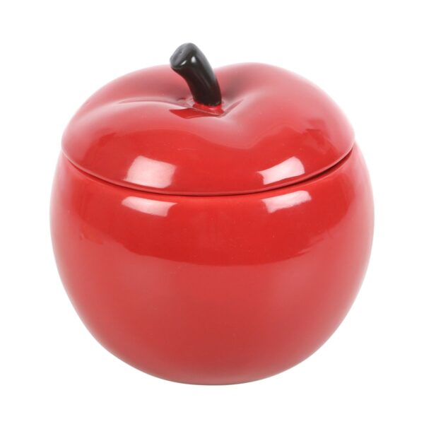 Red Apple Ceramic Oil Burner - Spiritual Home Decor