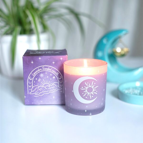 PA_76127.jpg Purple Pastel Skies Lavender Candle - Aromatherapy