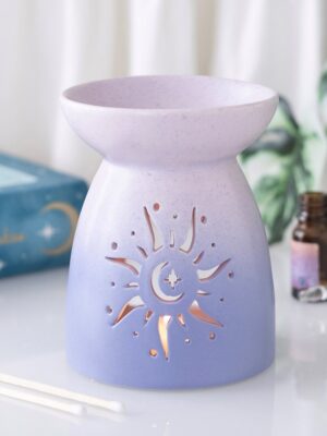 Purple Sun Cut Out Oil Burner - Aromatherapy