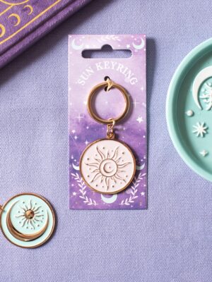 Purple Sun Keyring - Spiritual Home Decor