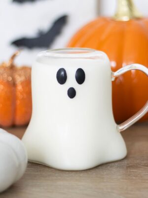 Ghost Shaped Glass Mug - Ceramic Mug