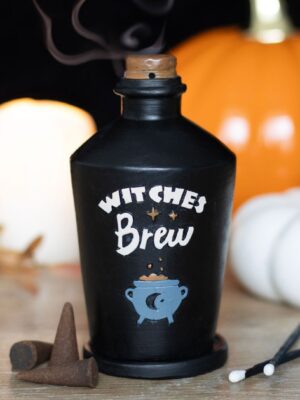 Witches Brew Potion Bottle Incense Cone Burner - Aromatherapy