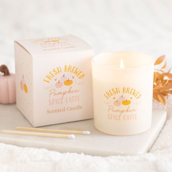 Fresh Brewed Pumpkin Spice Latte Candle - Aromatherapy