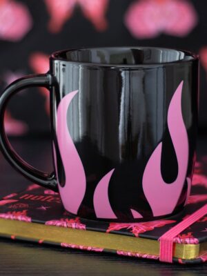 Pink Flame Mug - Ceramic Mug