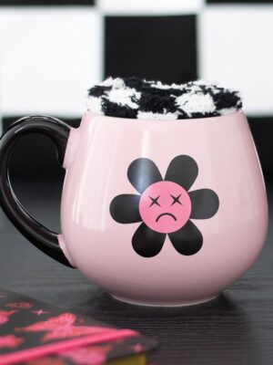 Sad Flower Mug and Socks Set - Ceramic Mug
