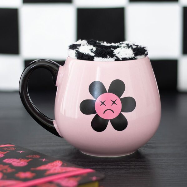 Sad Flower Mug and Socks Set - Ceramic Mug
