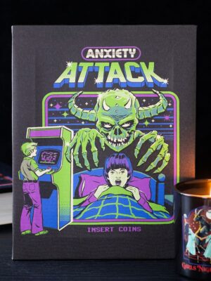 RH_57326.jpg 19x25cm Anxiety Attack Canvas Plaque by Steven Rhodes - Spiritual Home Decor