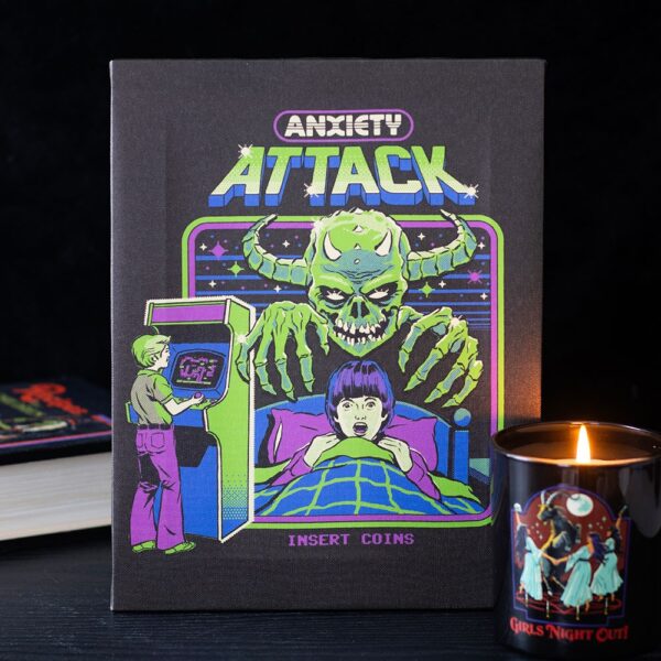 RH_57326.jpg 19x25cm Anxiety Attack Canvas Plaque by Steven Rhodes - Spiritual Home Decor