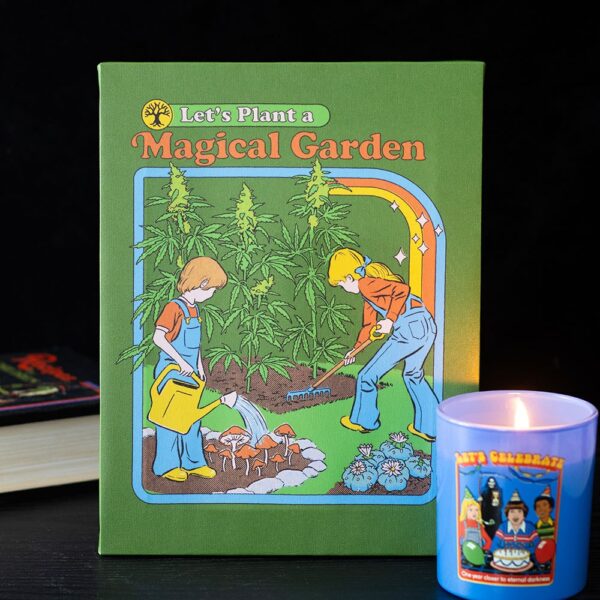 RH_57726.jpg 19x25cm Magical Garden Canvas Plaque by Steven Rhodes - Spiritual Home Decor