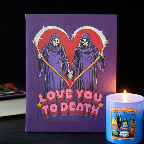 RH_57926.jpg 19x25cm Love You To Death Canvas Plaque by Steven Rhodes - Spiritual Home Decor