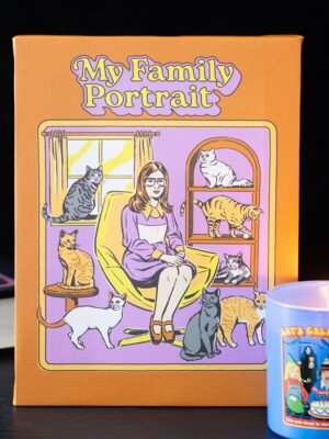 19x25cm My Family Portrait Canvas Plaque by Steven Rhodes - Spiritual Home Decor