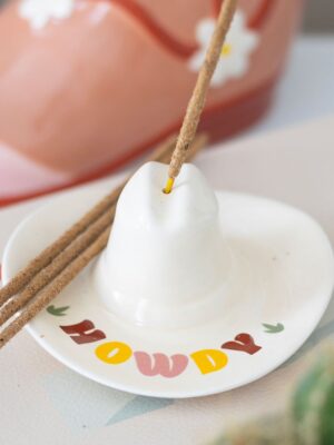 Howdy Cowboy Hat Incense Stick Holder - Aromatherapy