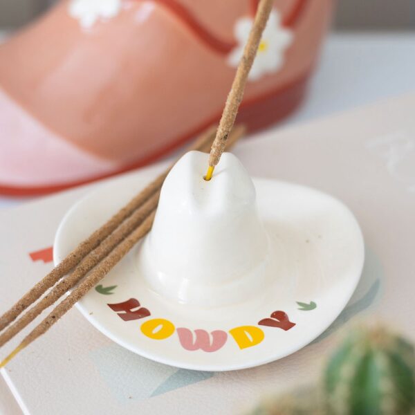 RO_50225.jpg Howdy Cowboy Hat Incense Stick Holder - Aromatherapy