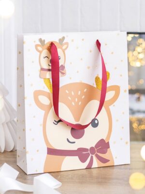 Ruby the Reindeer Christmas Gift Bag - Spiritual Home Decor