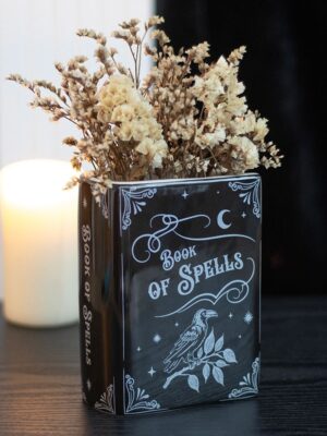 Book of Spells Flower Vase - Book Decor