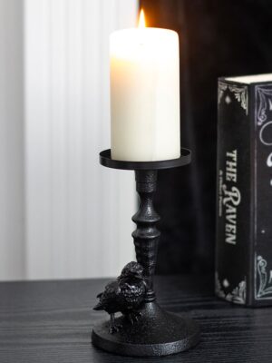 Mystic Raven Pillar Candle Holder - Aromatherapy