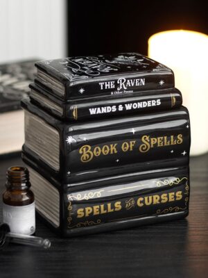 Book of Spells Oil Burner and Wax Warmer - Witchcraft Ritual