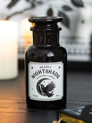 Mystic Raven Deadly Nightshade Apothecary Candle - Aromatherapy