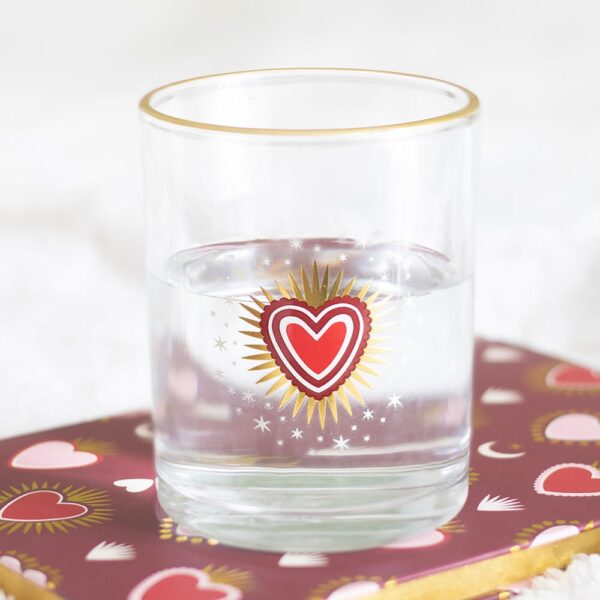 Sacred Heart Drinking Glass - Spiritual Home Decor