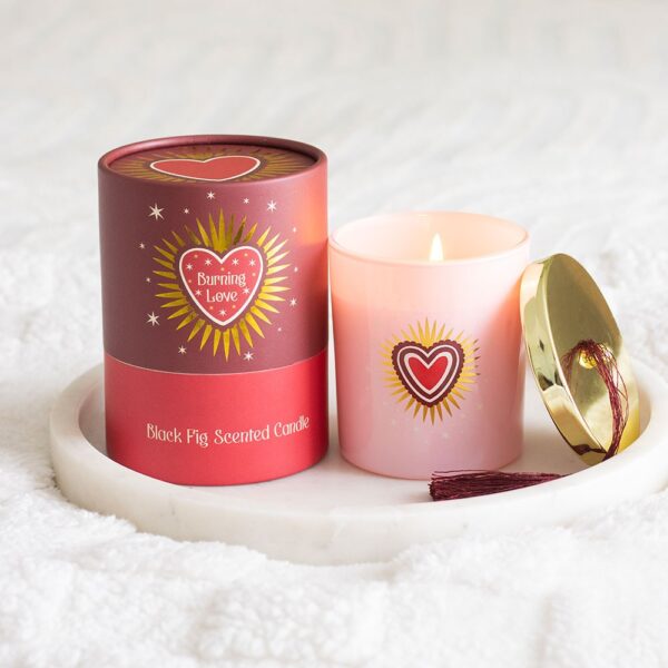 Burning Love Black Fig Candle - Aromatherapy