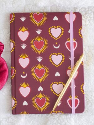 Sacred Heart Print A5 Notebook - Spiritual Home Decor