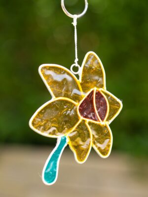 Daffodil Suncatcher - Spiritual Home Decor