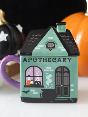 Apothecary Shop Lidded Mug - Witchcraft Ritual