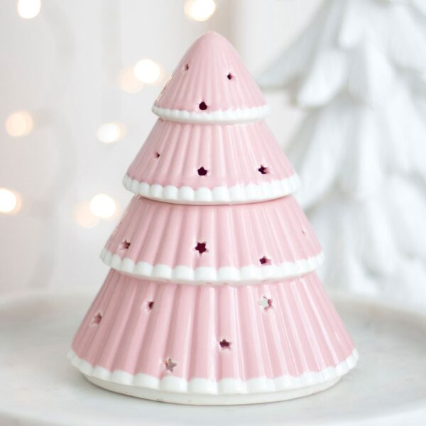 SF_72924.jpg Pink Christmas Tree Oil Burner - Spiritual Home Decor