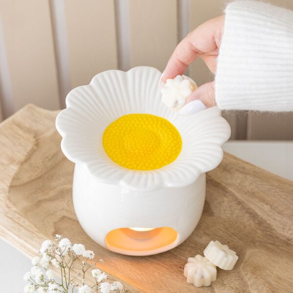 SG_12024.jpg Daisy Shaped Oil Burner - Spiritual Home Decor