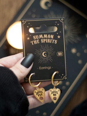 Talking Board Planchette Earrings - Jewelry
