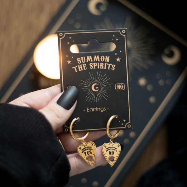 Talking Board Planchette Earrings - Jewelry