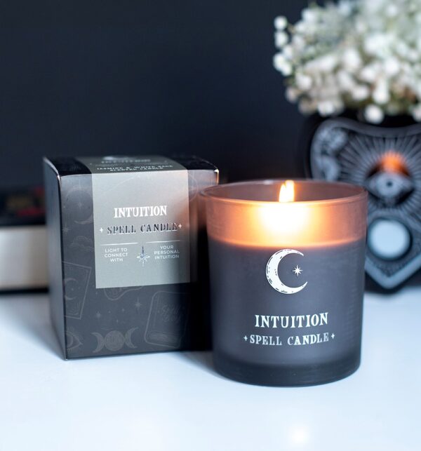 Intuition Jasmine & White Sage Scented Candle - Aromatherapy
