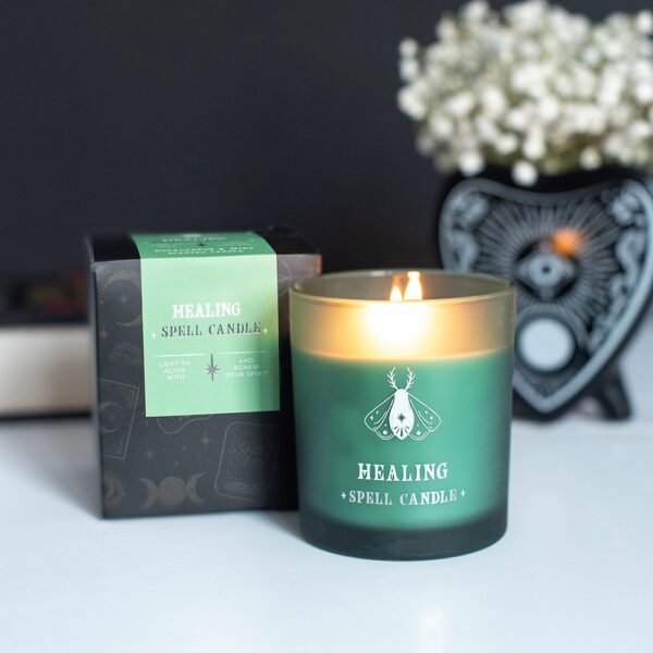 Healing Eucalyptus Mint Scented Candle - Aromatherapy