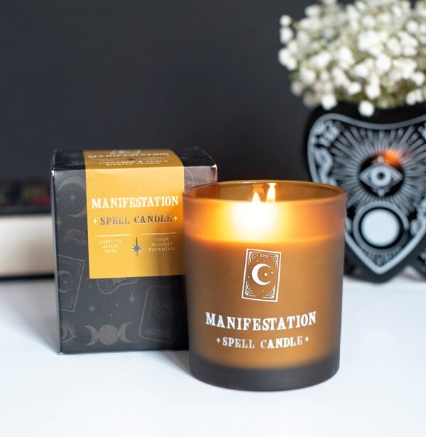 Manifestation Cinnamon & Clove Scented Candle - Aromatherapy