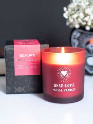 Self Love Rose & Vanilla Scented Candle - Aromatherapy