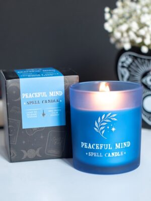 Peaceful Mind Chamomile & Vanilla Scented Candle - Aromatherapy