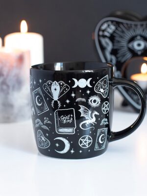 Spellbound Secrets Mystical Print Mug - Witchcraft Ritual