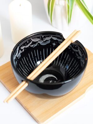 Spellbound Sky Noodle Bowl and Chopsticks Set - Witchcraft Ritual