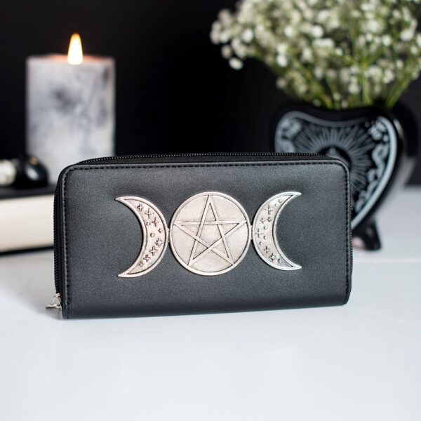 SP_66727.jpg Triple Moon Zippered Wallet - Witchcraft Ritual