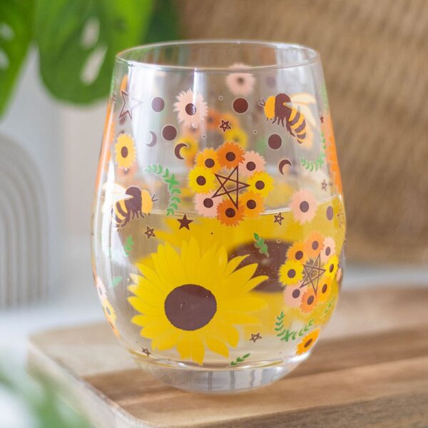 SU_83525.jpg Bee Radiant Print Stemless Glass - Spiritual Home Decor