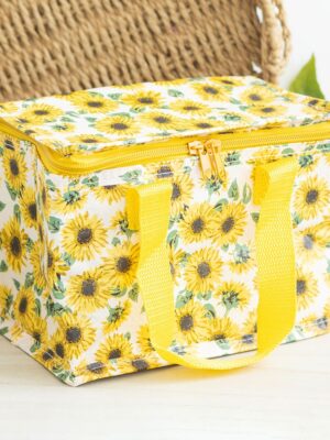 Sunflower Print Lunch Bag - Spiritual Home Decor