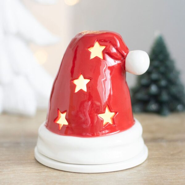 TD_73224.jpg Santa Hat Incense Cone Burner and Tealight Holder - Aromatherapy