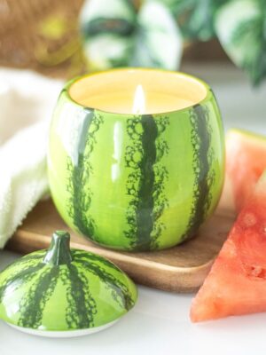 Watermelon Shaped Candle Jar - Aromatherapy